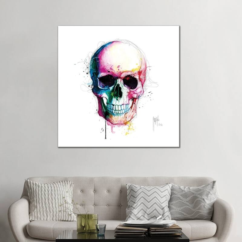 iCanvas "Angels Skull" by Patrice Murciano Canvas Print