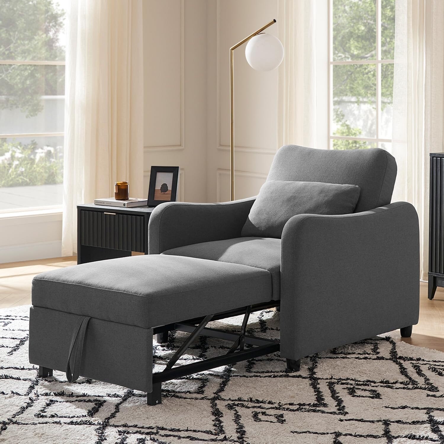Mopio Sophie Convertible Sleeper Chair Bed - Thumbnail 5