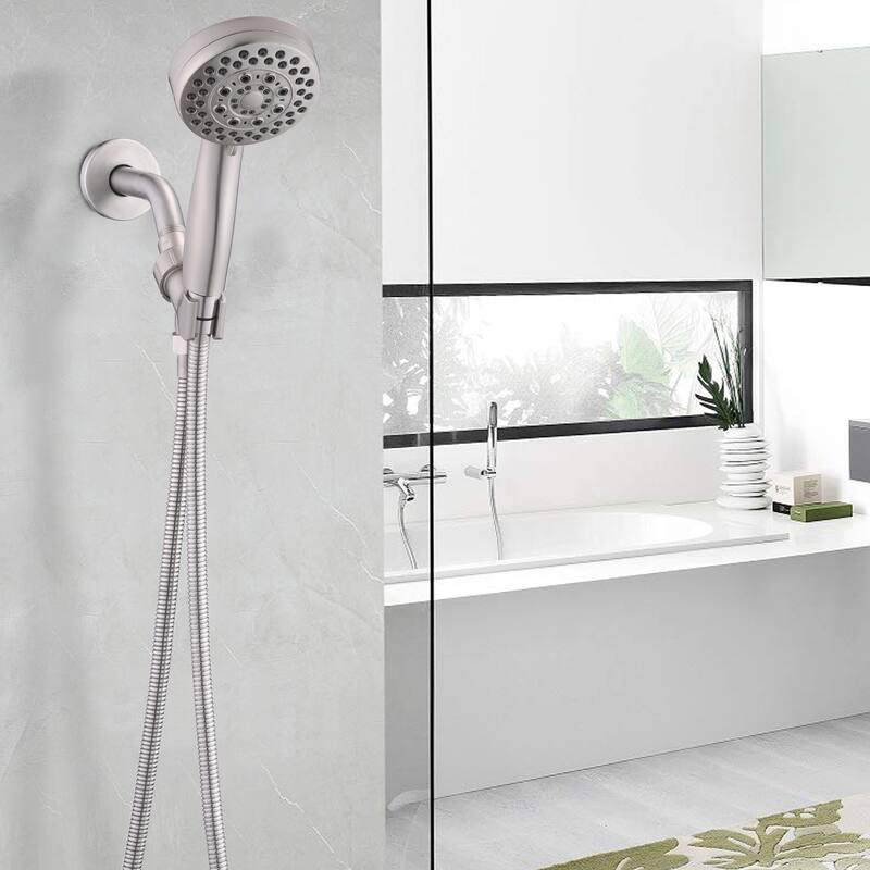 5 Mode Adjustable Settings Handheld Shower Head with Hose High Pressure Shower Heads