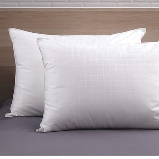 Plush Perfect Down-Alternative Pillow Set of 2 by Cozy Classics - White