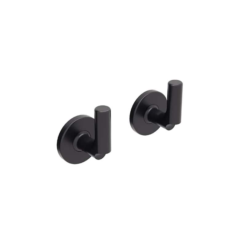 WS Bath Collections Sbeca Robe Hook - Matte Black