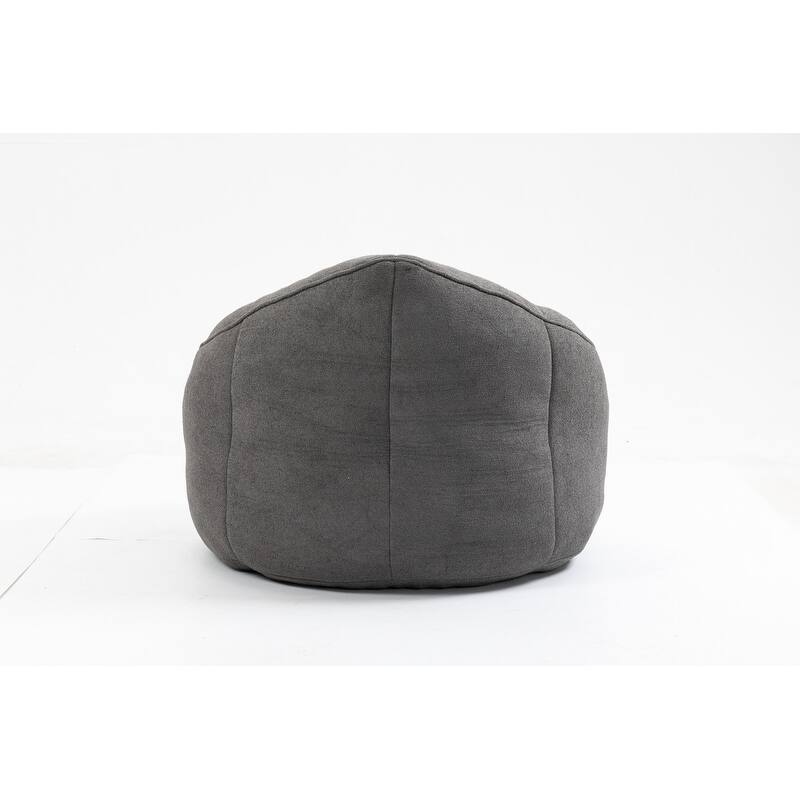 Bean Bag Chair w/Foot Stool in Multiple Colors, Giant Foam-Filled Furniture-Maximum Comfort Bean Bag