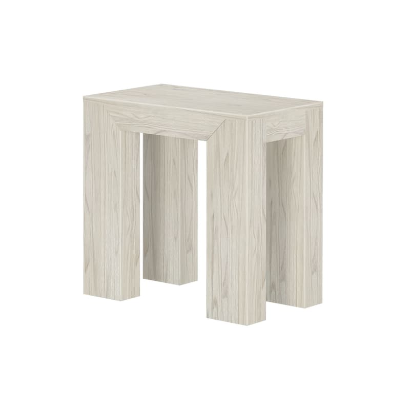 Plank and Beam Modern Rectangular Side Table - 25"