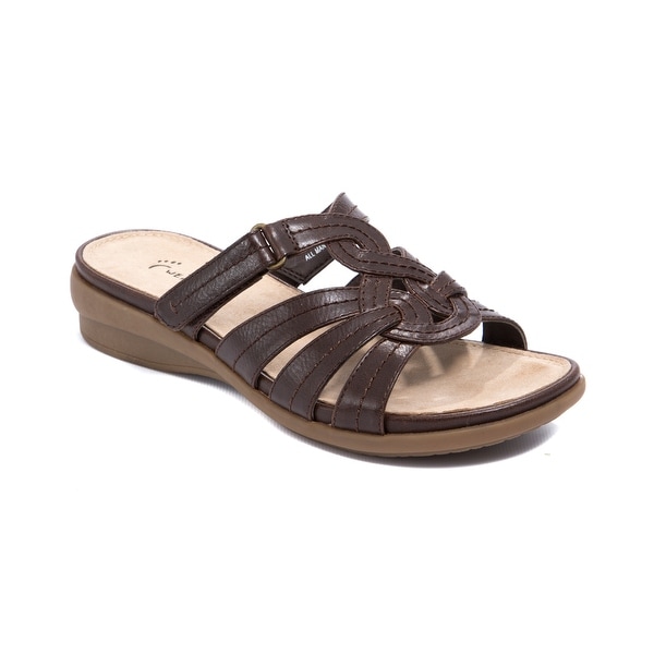 dark brown womens sandals