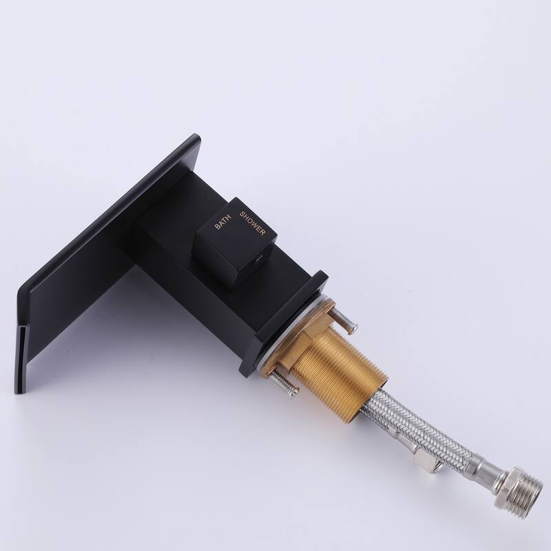Solid Brass Waterfall Roman Tub Faucet with Hand Shower