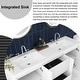 preview thumbnail 153 of 152, Floating Bathroom Vanity with Integrated Resin Top
