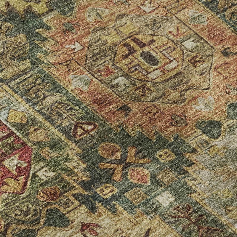 Premium Washable Super Soft Traditional Global Mayfield Rug