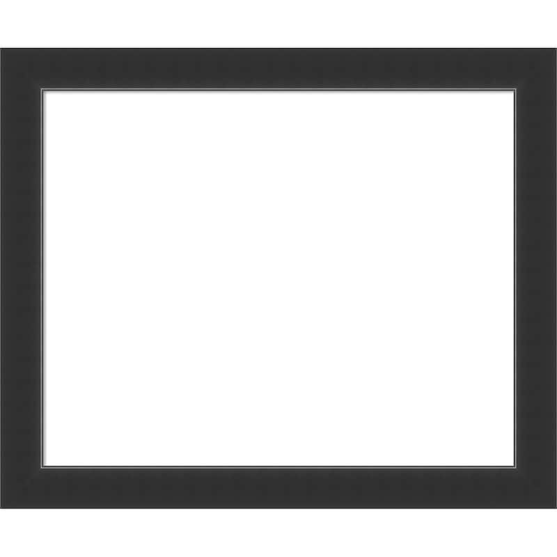 Amanti Art Corvino Black Framed Dry Erase Magnetic Board