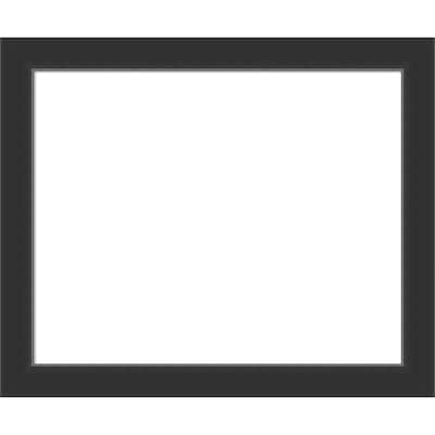 Amanti Art Corvino Black Framed Dry Erase Magnetic Board