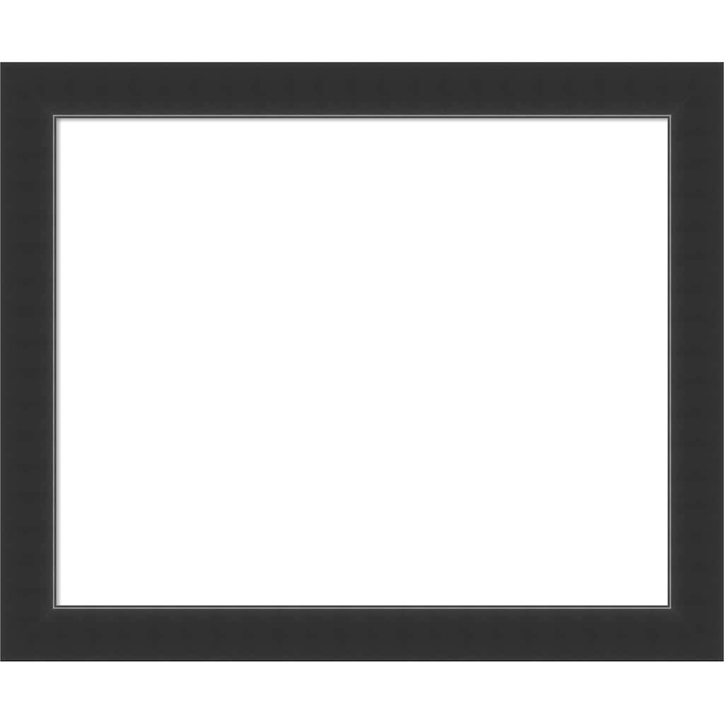 Amanti Art Corvino Black Framed Dry Erase Magnetic Board