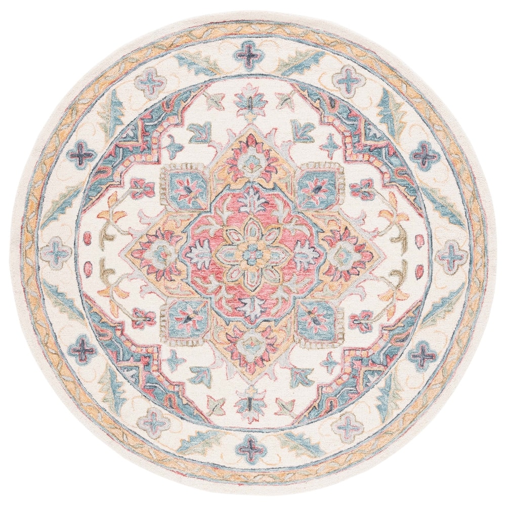 SAFAVIEH Handmade Metro Bert Medallion Wool Rug
