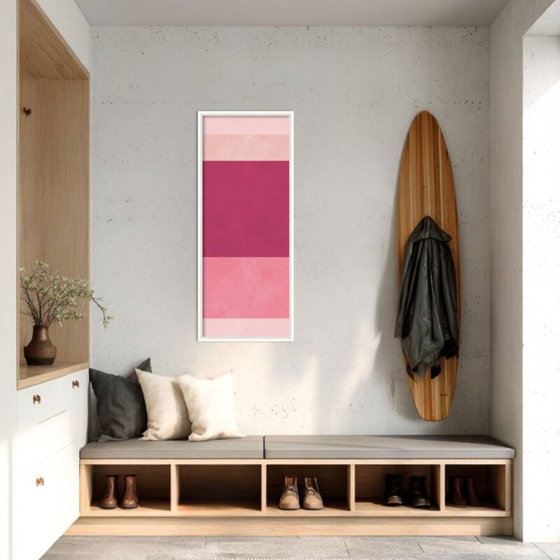Amanti Art Framed Fabric Pinboard Overlapping geometry 12 by Vitor Costa Printed Bulletin Board