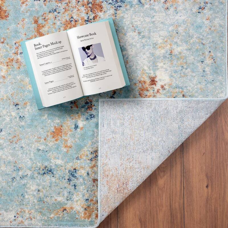 Luxe Weavers Contemporary Modern Abstract Area Rug