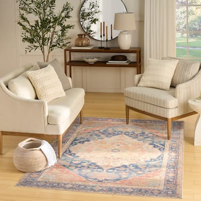 Nourison Vintage Washables Indoor only Persian Area Rug