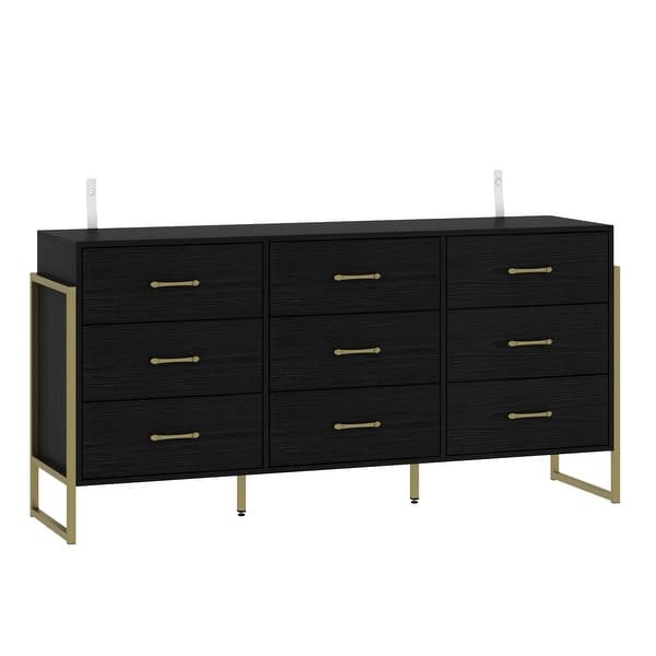 slim fit dress slacks Bigroof Modern 9 Drawer Dresser