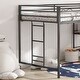 preview thumbnail 3 of 8, Twin Size Loft Bed with Functional Shelf and Guardrails