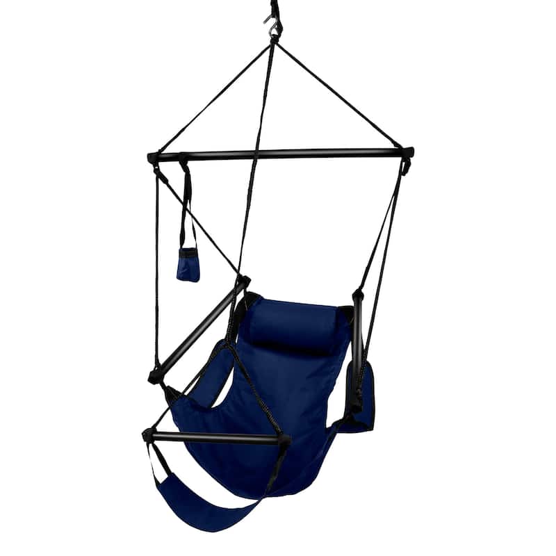 Deluxe Aluminum Hammock Chair - Midnight Blue
