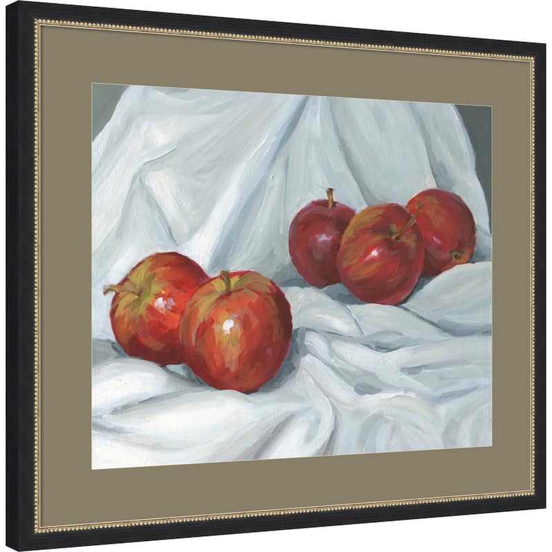 Red Apples by Carrie Arnold Wood Framed Wall Art Print
