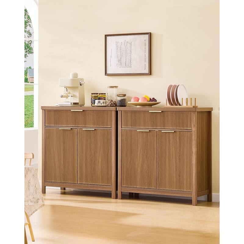 Sideboard Buffet Storage Cabinet,Buffet Table Storage Doors and Drawer