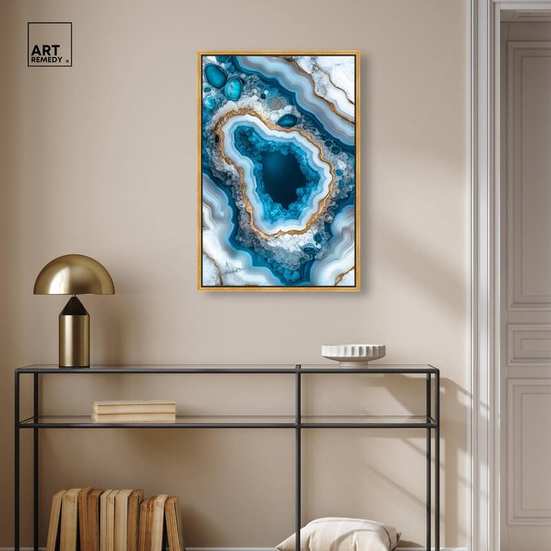 Gilded Geode Eye I Canvas by Art Remedy
