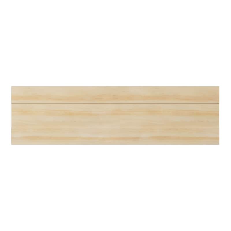 WM300: 1-1/16-in D x 3-in W x 96-in L Americraft Solid Hardwood Stain Grade Chair Rail Moulding