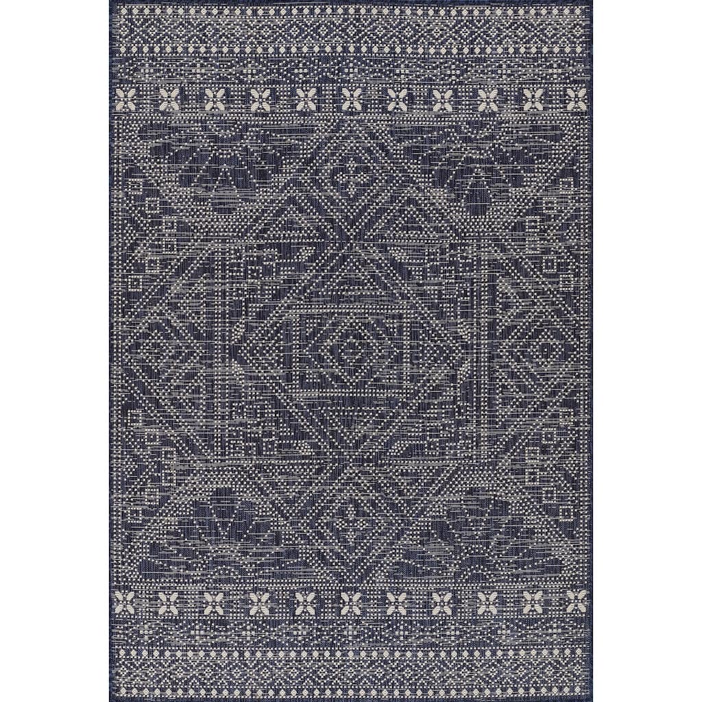 Momeni Riviera Geometric Indoor Outdoor Rug