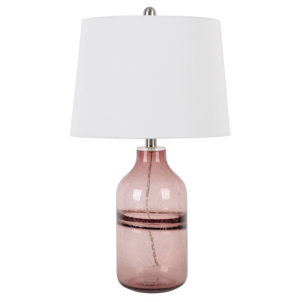 Hattie Seeded Art Glass LED Table Lamp