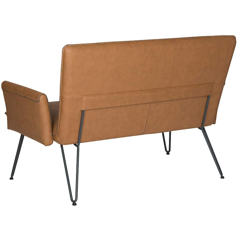 SAFAVIEH Michelina Mid-Century Modern Settee. - 52" W x 29" D x 33" H - 52Wx28Dx33H