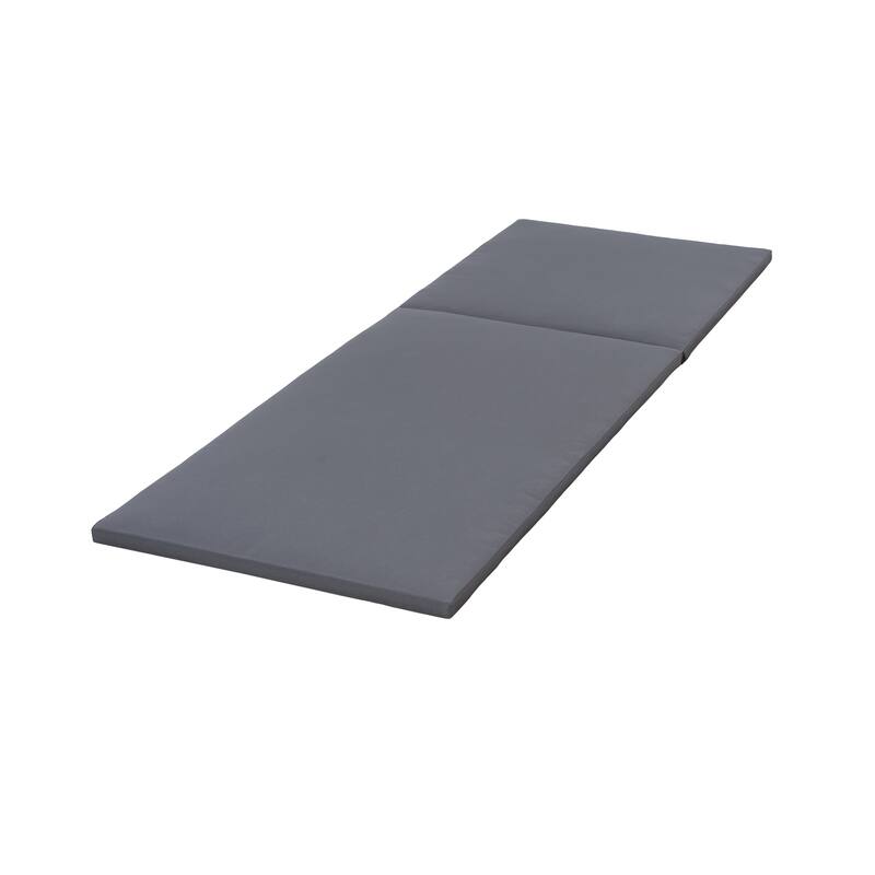 Christopher Knight Home - Modern Outdoor Acacia Wood Chaise Lounge with 4-Position Adjustable Backrest & 2-Fold Cushion