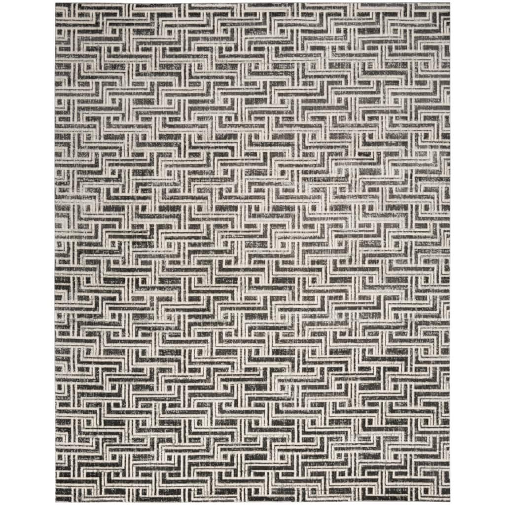 Distressed Geometric Area Rug - 144