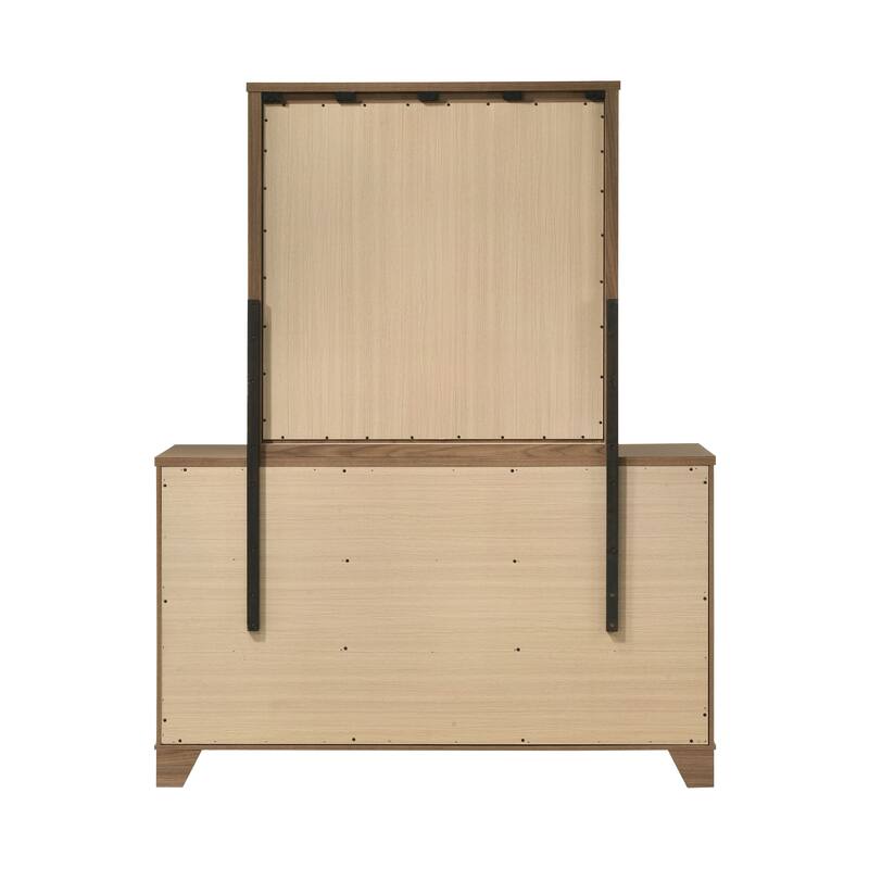 Furniture of America Nyess Modern Chestnut Brown 5-Piece Wood Bedroom Set