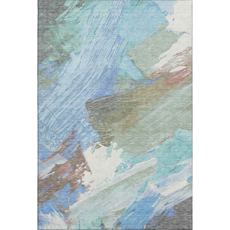 Premium Washable Super Soft Contemporary Brush Mayfield Rug