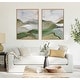preview thumbnail 1 of 13, Kate and Laurel Sylvie Beaded Whispers of the Hills 1 and 2 Framed Canvas Art Set by Nikita Jariwala
