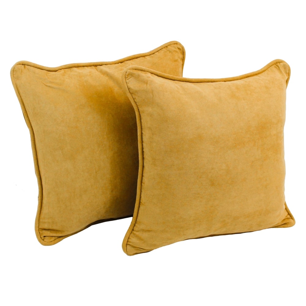18-inch Microsuede Accent Throw Pillow (Set of 2)