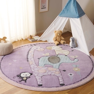SAFAVIEH Carousel Kids Brandusa Animal Rug