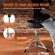 preview thumbnail 6 of 19, VEVOR Drum Seat, Adjustable Height,Comfortable Padded Stool,for Drum Player