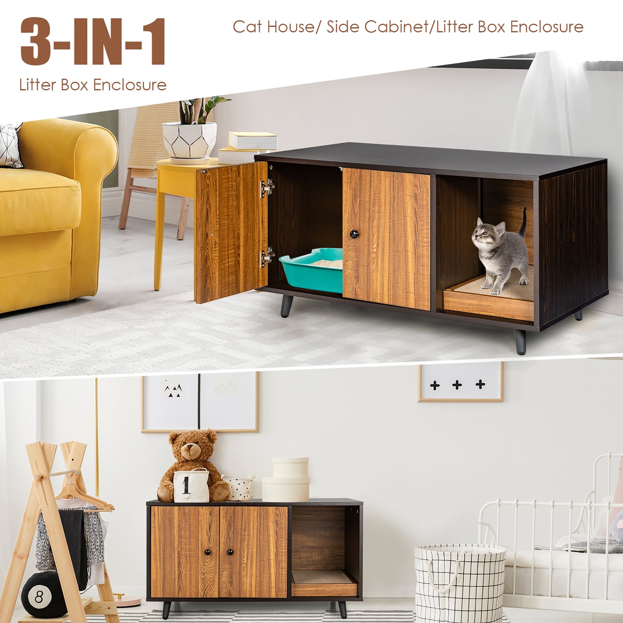 Bed bath and beyond cat litter box best sale