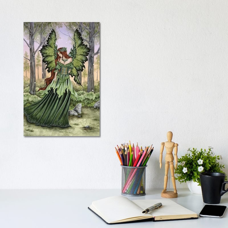iCanvas "Lady Of The Forest" by Amy Brown Canvas Print - 12x8x0.75