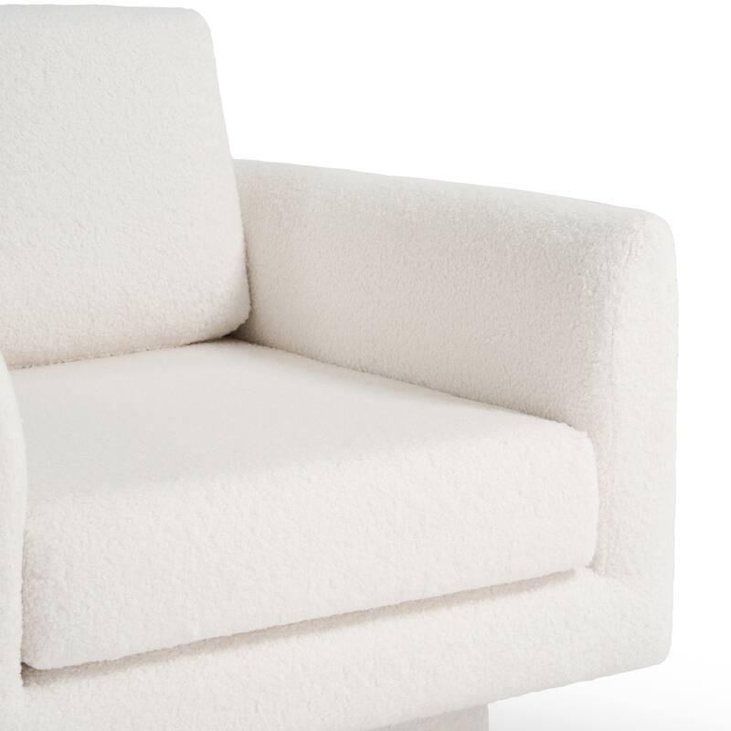 Luxurious Teddy Velvet Swivel Chair for Ultimate Comfort and Style