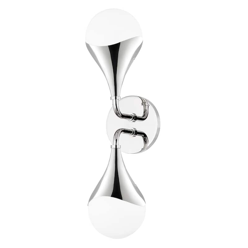 Mitzi by Hudson Valley Ariana LED Bath Bracket with Opal Glossy Glass