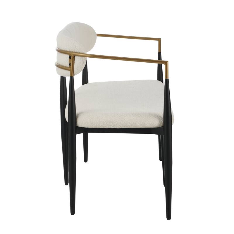 Christopher Knight Home - Elias Modern Metal Loveseat Settee with Elegant Upholstered Seating