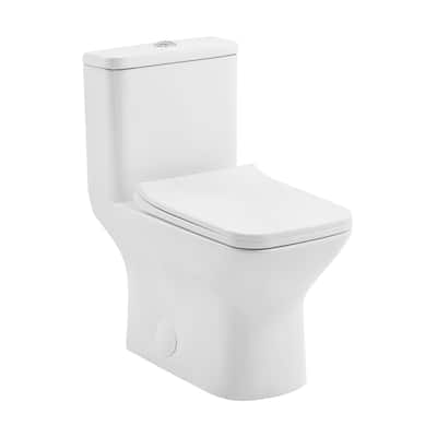 Charme One-Piece Elongated Toilet Dual-Flush 1.1/1.6 Gpf With 10" Rough-In - 25.8" x 14.95" 29.95"