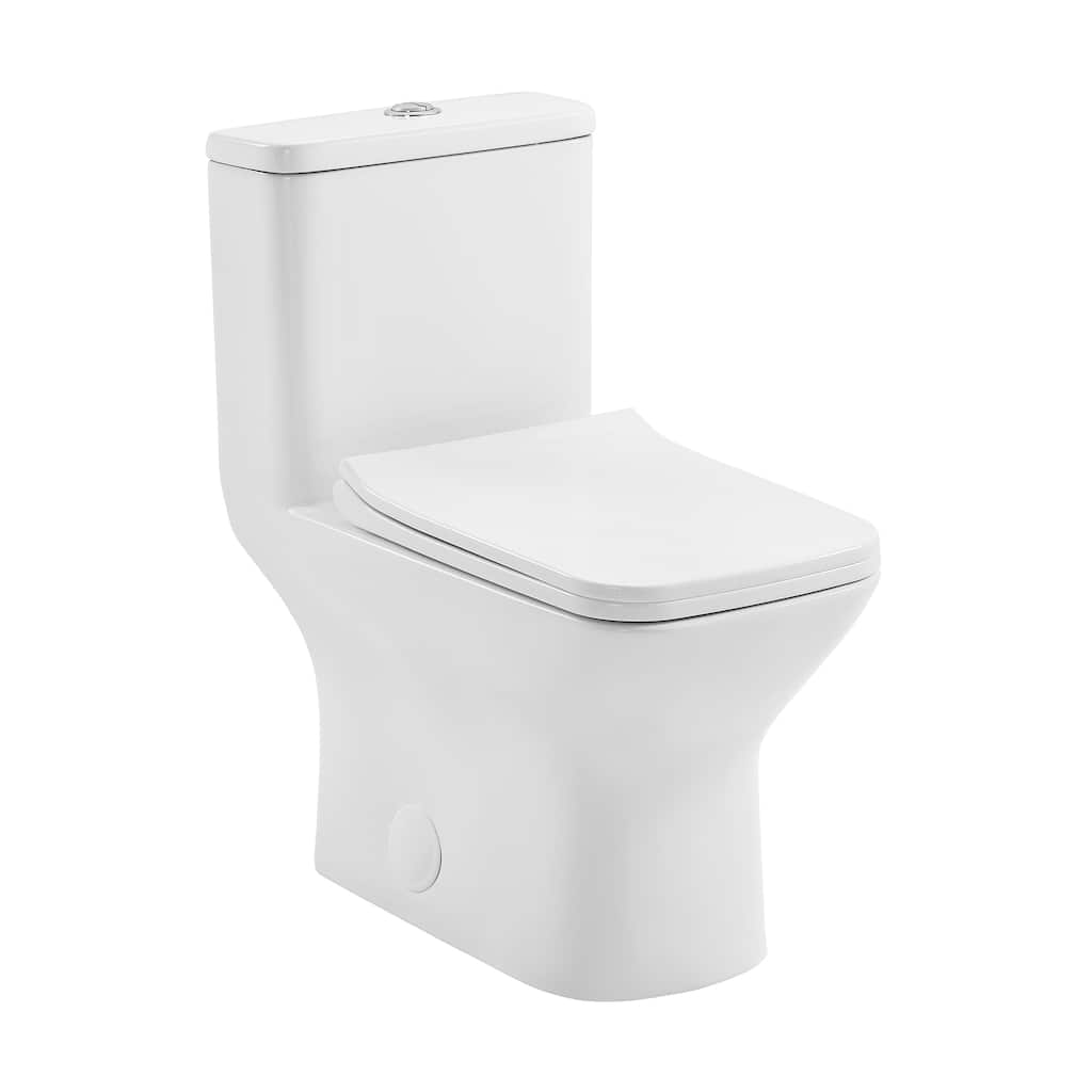 Charme One-Piece Elongated Toilet Dual-Flush 1.1/1.6 Gpf With 10" Rough-In - 25.8" x 14.95" 29.95"