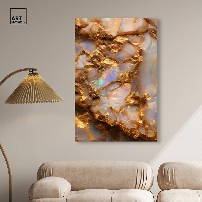 Mythic Gleam Canvas by Art Remedy, Gallery Wrapped