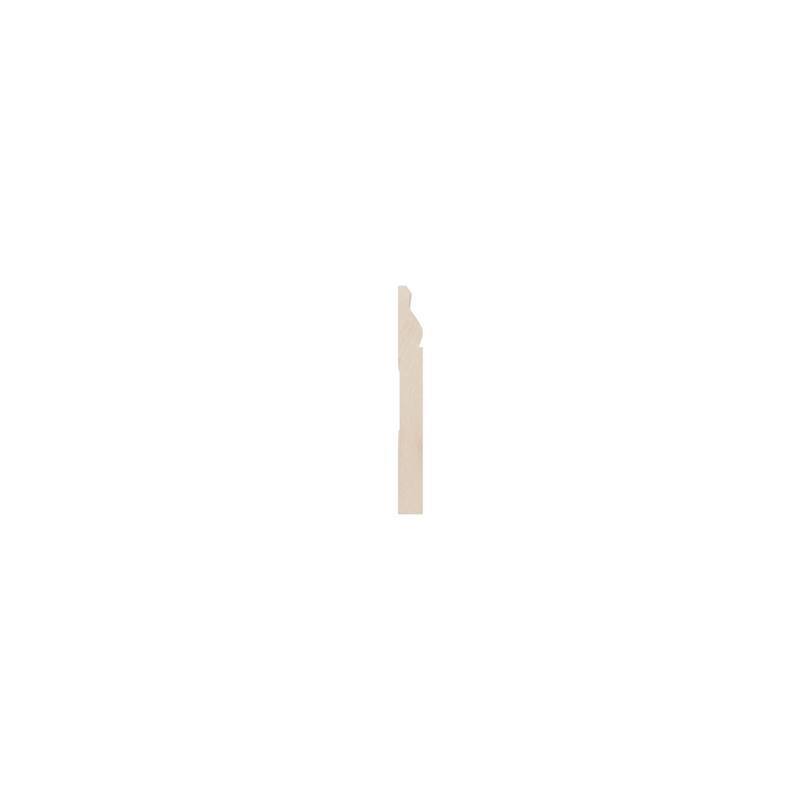 WM163: Americraft Finger-Joint Pine Base Cap Moulding