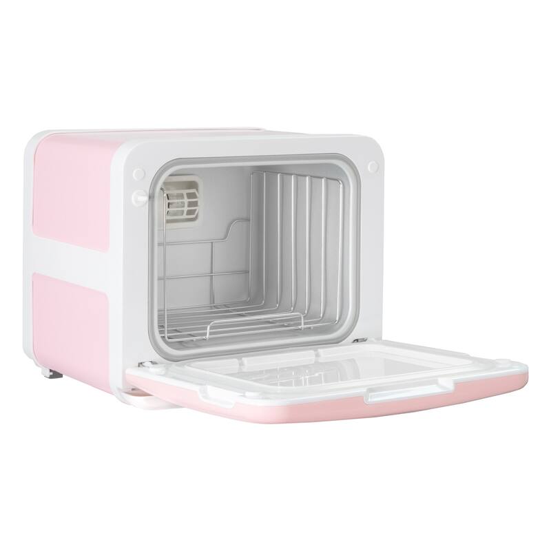 2in1 Towel Warmer UV Sterilizer (8L) for Salon Spa Beauty Massage and Home Use, Pink