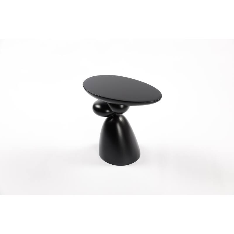 Lucky Stone End Table, Fiberglass Side Table, Modern Minimalist Corner Table