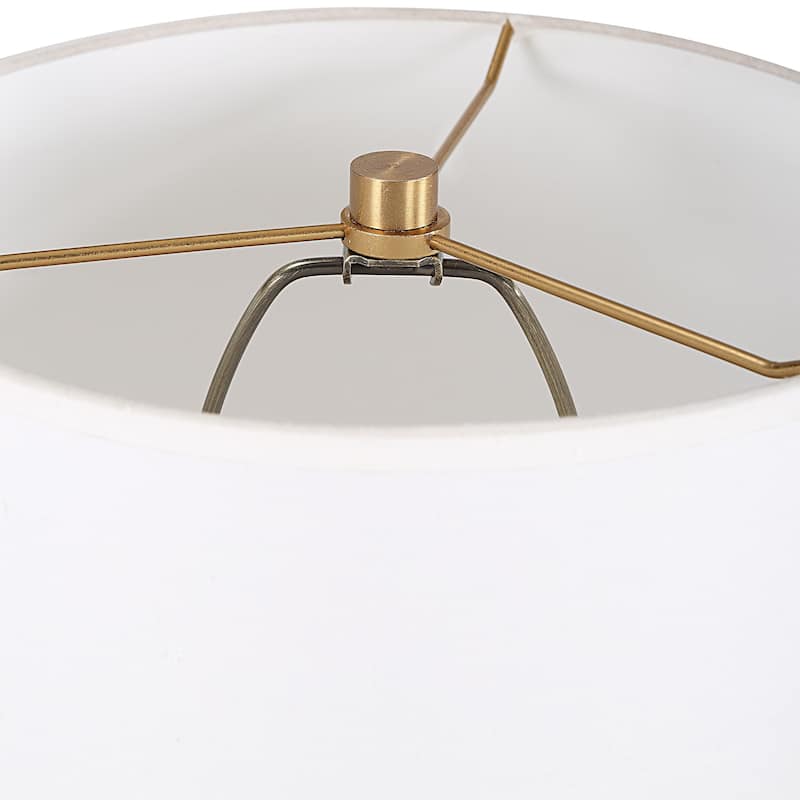 Uttermost Lautoka Brass Buffet Lamp - 36" H X 10" W X 10" D