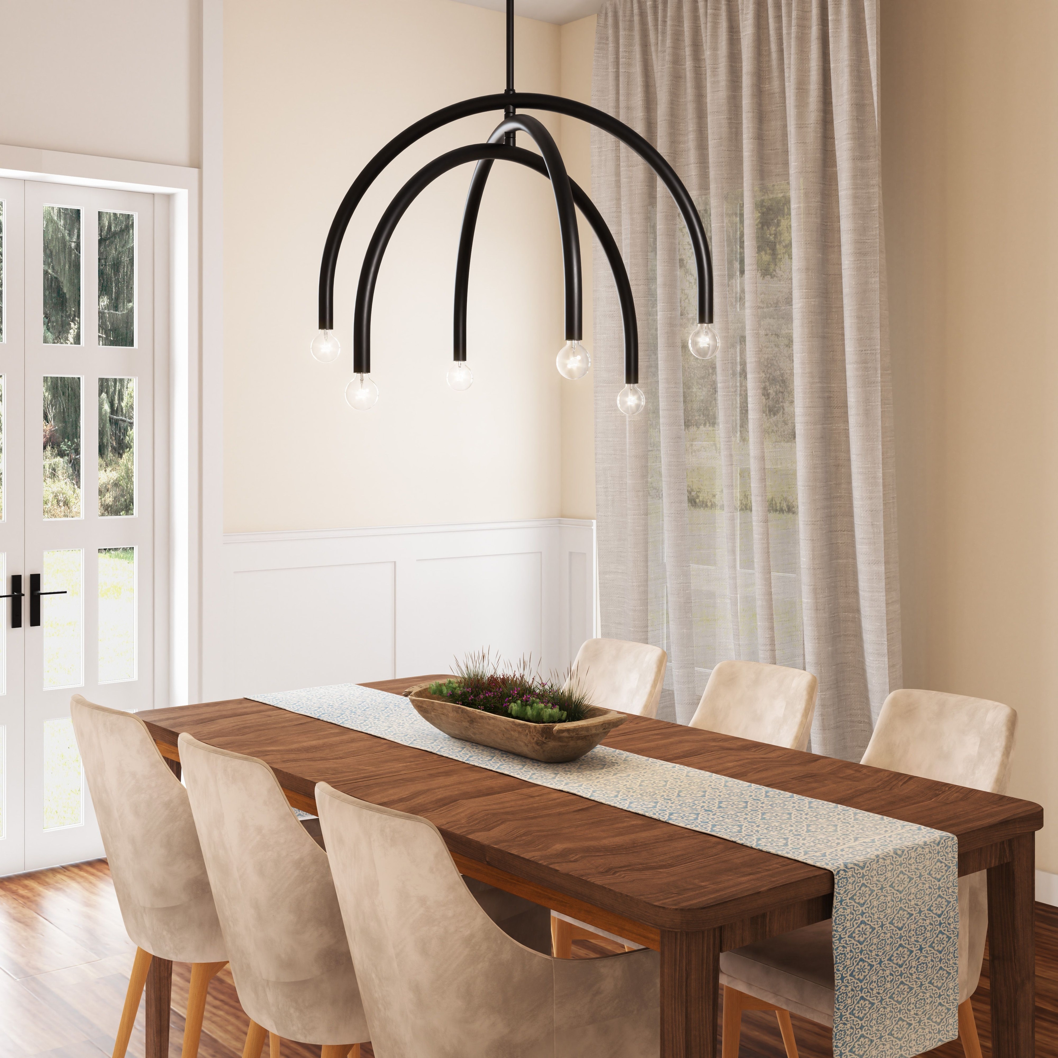 Brio Lighting Caboche 6 Light Chandelier