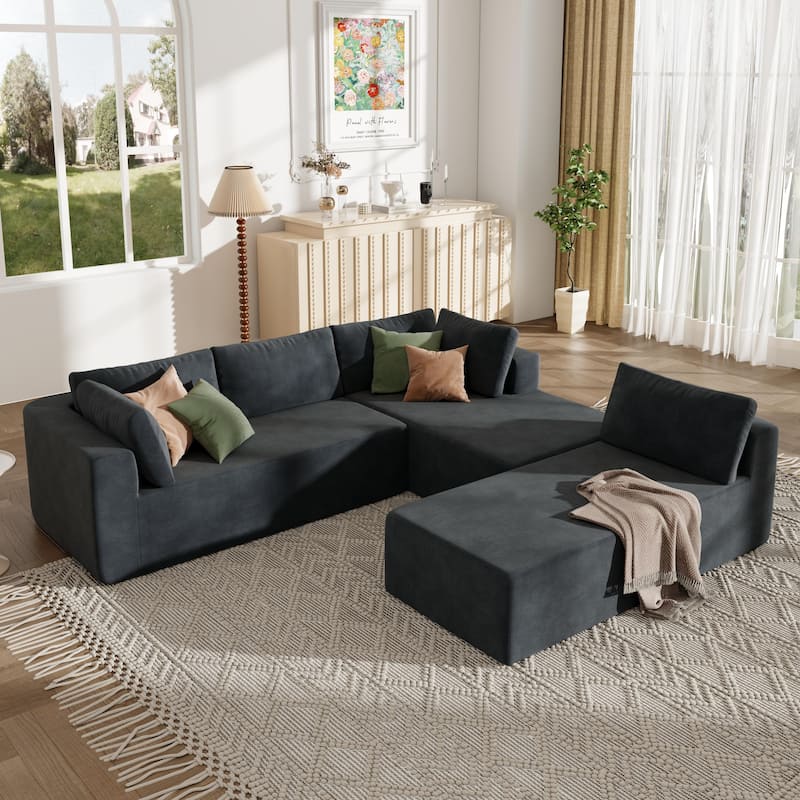 Modern Large Modular Sectional Sofa for Living Room Bedroom